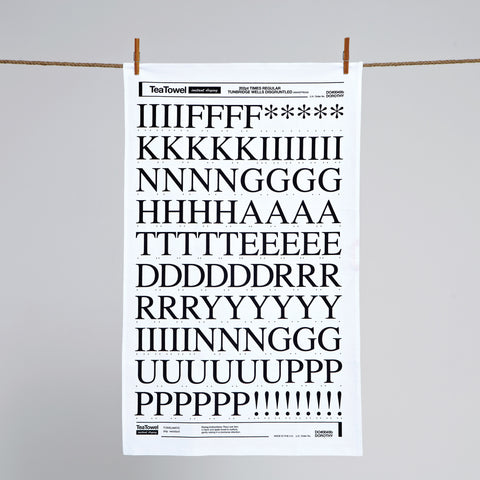 My Type of Tea Towel: Tunbridge Wells Disgruntled