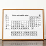 Periodic Tables of Social Issues - Signed Limited Edition