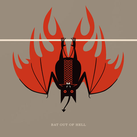 Rock 'N' Roll Zoo: Bat Out of Hell - 12" Print