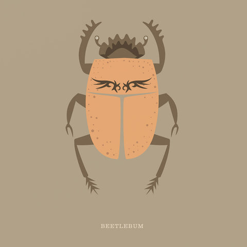 Rock 'N' Roll Zoo: Beetlebum - 12" Print