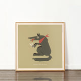 Rock 'N' Roll Zoo: Hungry Like the Wolf - 12" Print