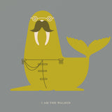 Rock 'N' Roll Zoo: I Am the Walrus - 12" Print