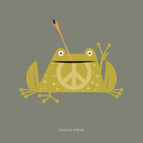 Rock 'N' Roll Zoo: Peace Frog - 12" Print
