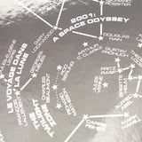 Science Fiction Star Chart - Reflective Silver Limited Edition