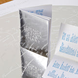 Science Fiction Star Chart - Reflective Silver Limited Edition