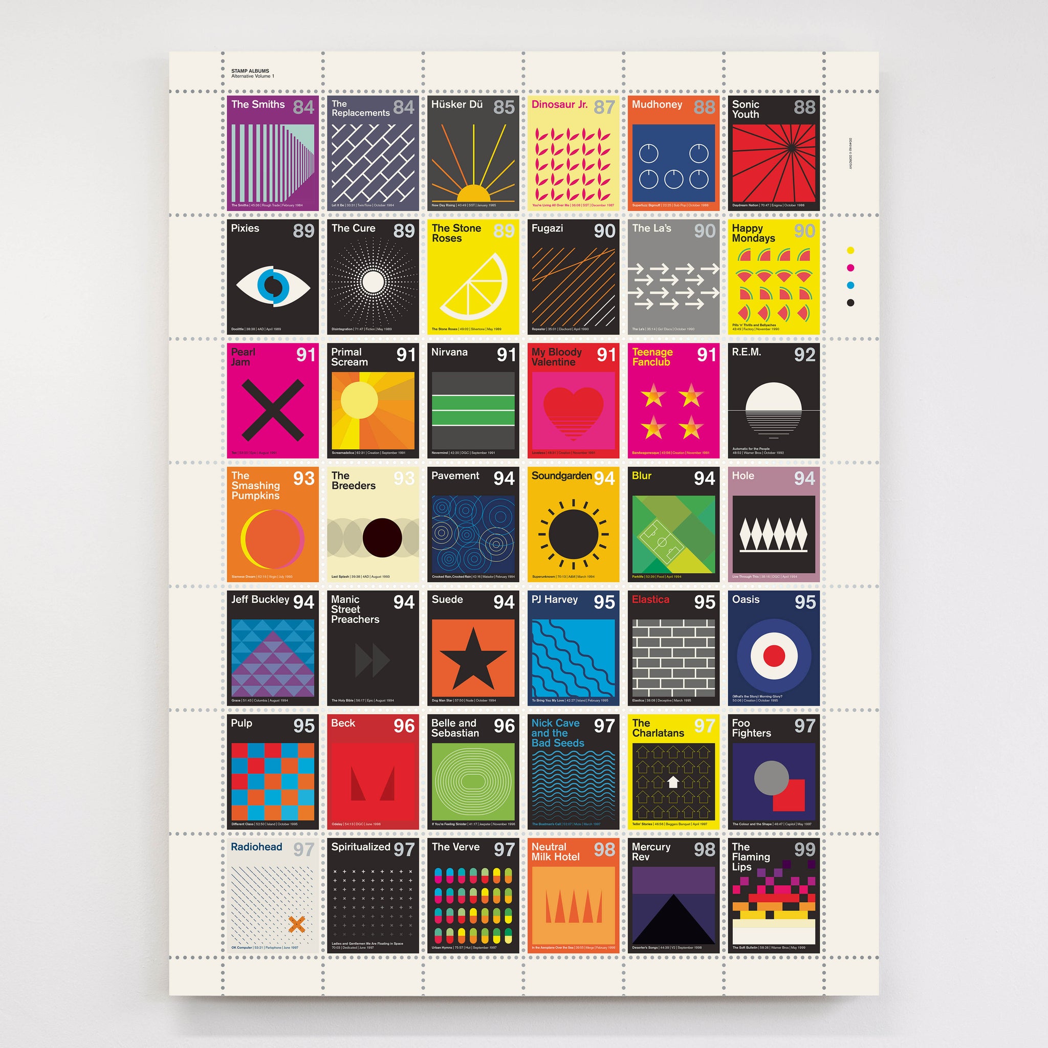 Alternative Stamp Album Poster Volume 1 Print