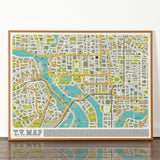 TV Map - Signed Limited Edition
